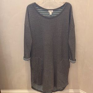 Caslon Sweater Dress Grey Oversized Like New!